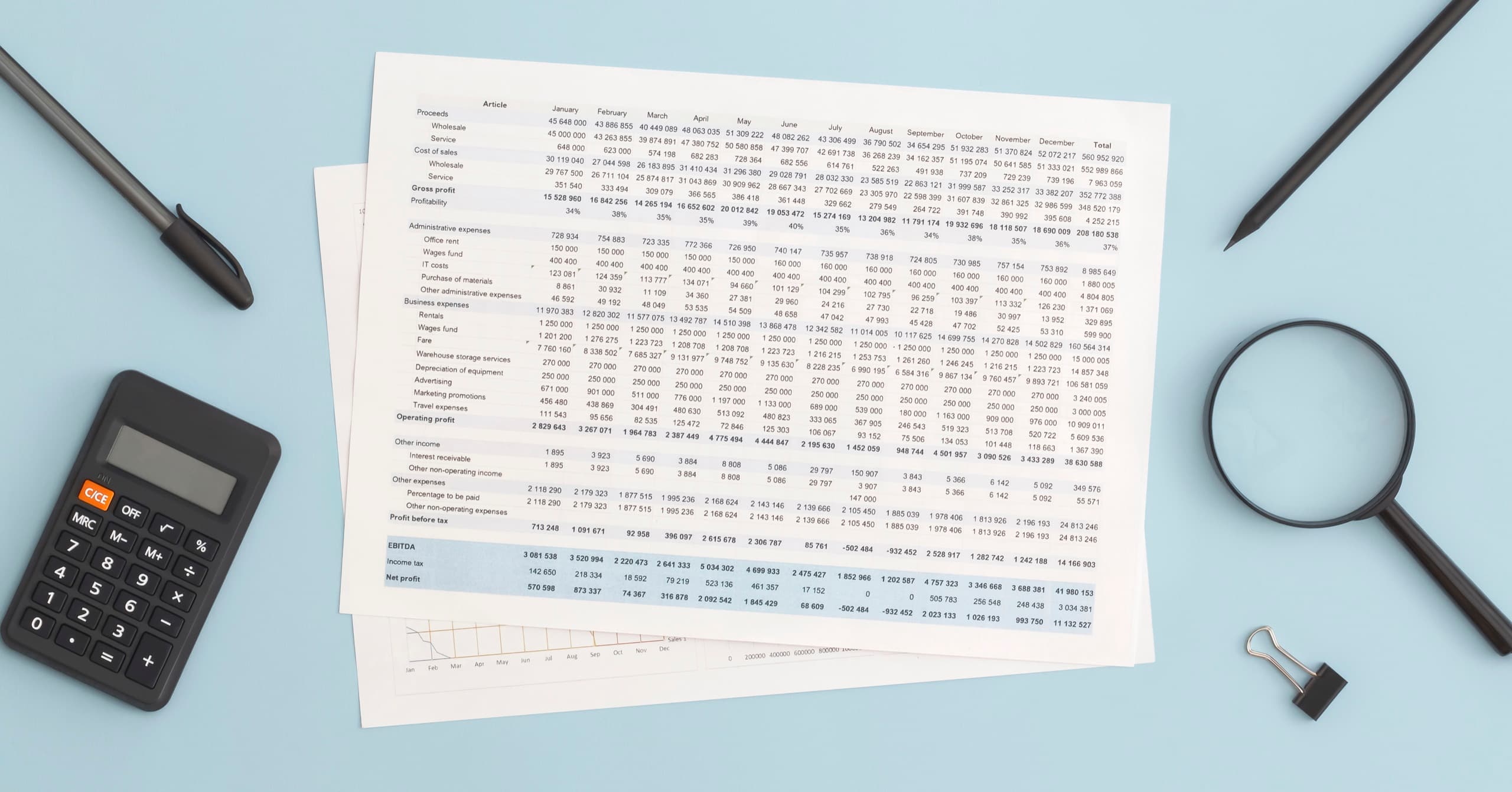 Monthly Financial Statements