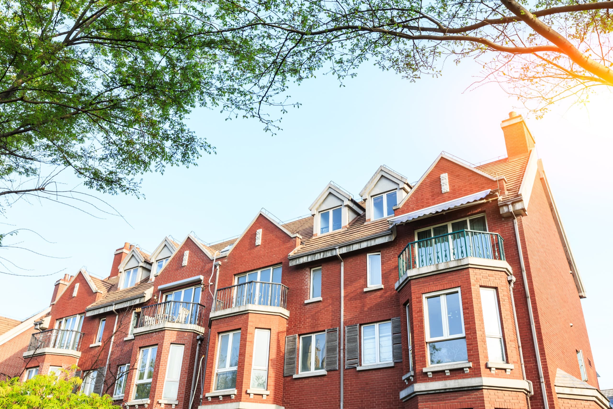 Classic style apartment building