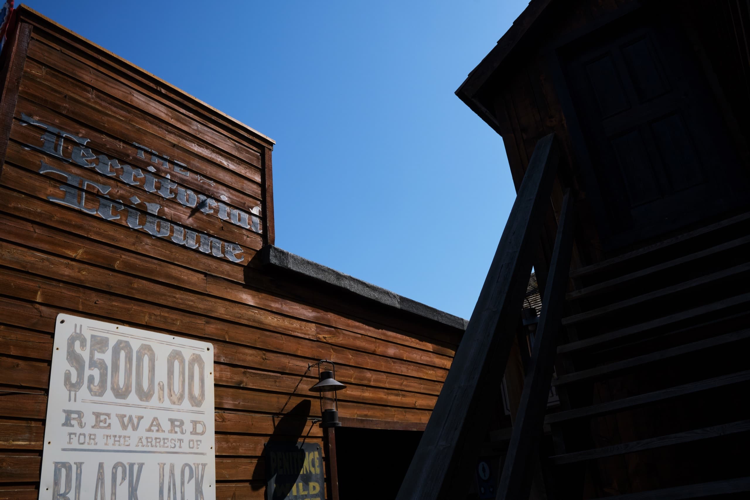 Historic American western building facades
